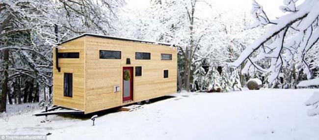 Andrew and Gabriella Morrison built their house for only $33,000, including the cost of appliances.