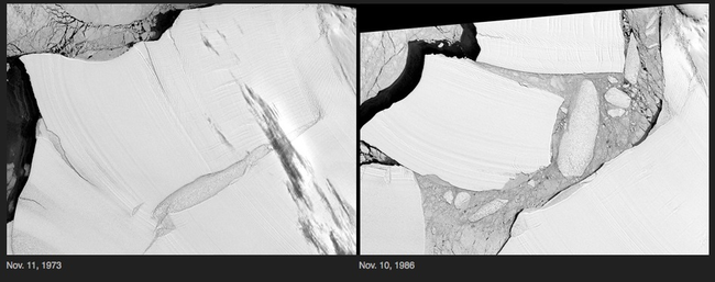 14.) Ice Shelf Calving - Antarctica