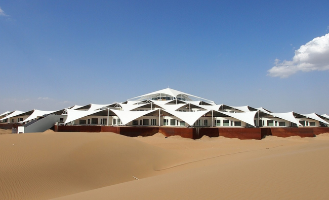 Desert Lotus Hotel, or Sounding Sand Hotel, Ordos, Inner Mongolian Autonomous Region, China