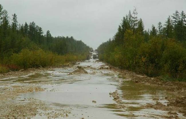 But when you add a little rain, it quickly becomes a swampy mess.