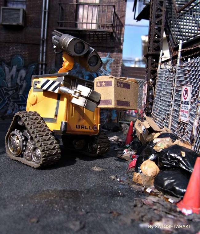 Nothing like a little cleaning help from Wall-e.