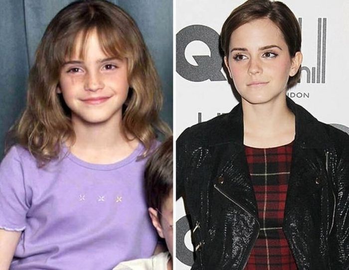 9.) Emma Watson - 2000 and now.