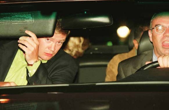 22.) Princess Diana is in the back seat here, looking back at the paparazzi. Seconds after this picture was taken, the Mercedes she was in crashed.