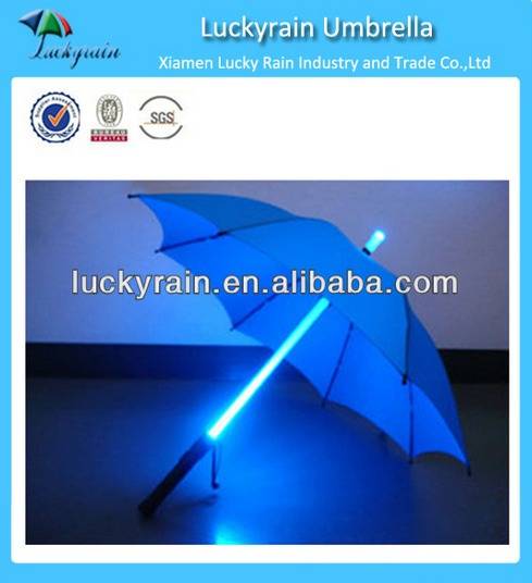 7.) Lightsaber umbrella. Because awesome.