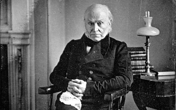 John Quincy Adams. This is the first photograph taken of a U.S. President. Pretty cool.