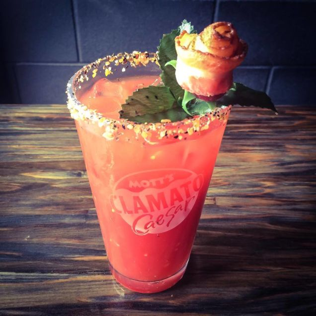 Bacon bloody mary, because...of course.