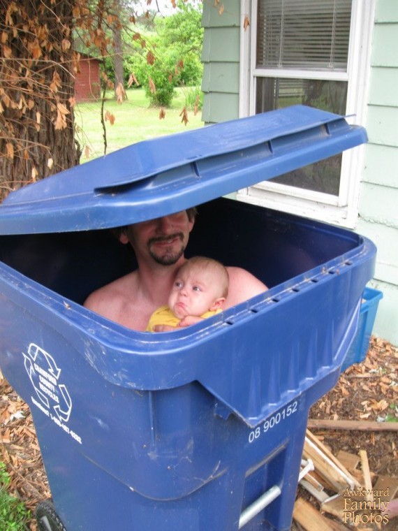 9. At least now the kid knows how not to recycle. That's a start.