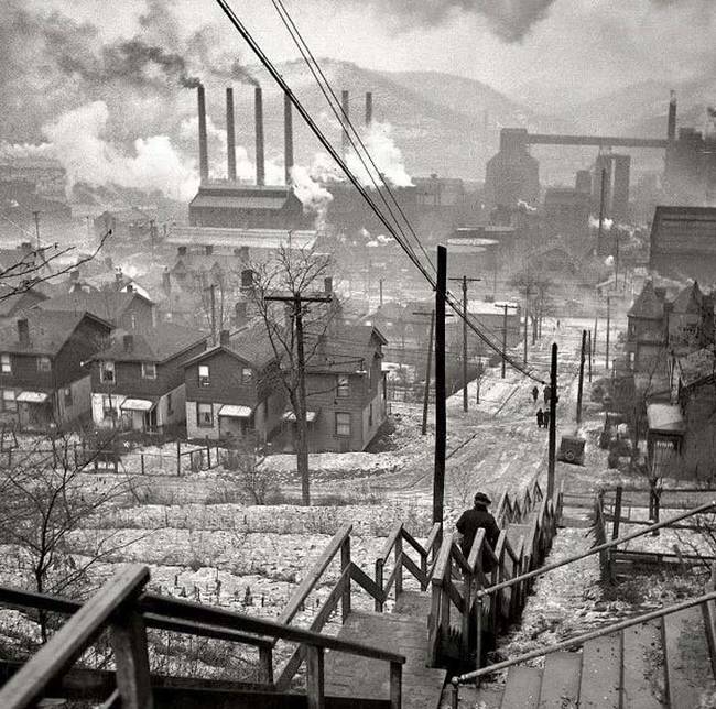 12.) Pittsburgh, Pennsylvania in 1940.