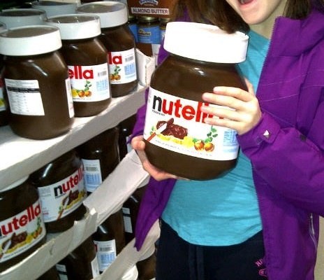 5.) Giant Jar of Nutella - It’s the logical option.