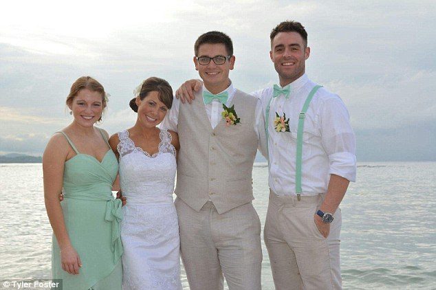 1. No vest? Surely the groomsman cannot ruin the photos more than he already has.