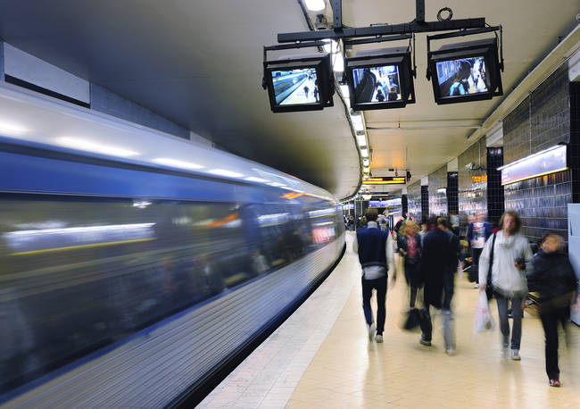 The air you breathe in a typical metro station is about 15% human skin.