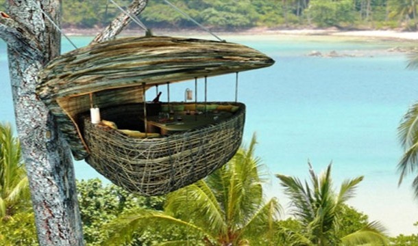 13. Soneva Kiri, Thailand: Ready to eat in a canopy overlooking the Gulf of Thailand? We thought so...