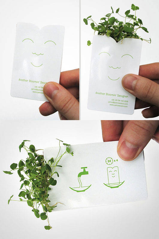 Grow with your business card.