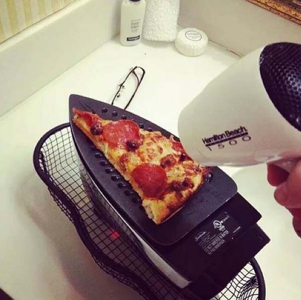 1.) When you can't cook your pizza, the struggle is real.