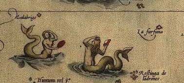 1570: Continuing the tradition of the Sirens found in Greek antiquity, Mermaid sightings were common among men who probably hadn't seen a woman in the many months out at sea.