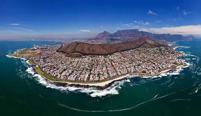 7.) Cape Town, South Africa.