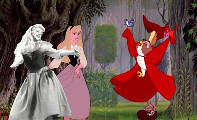 Aurora dancing in <em>Sleeping Beauty</em>