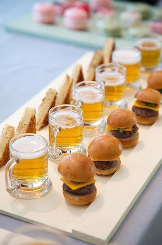 2. Burgers, beers, and grilled cheese. This is a snack right?