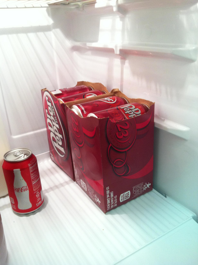 19.) Make your 12-pack mini-fridge sized.