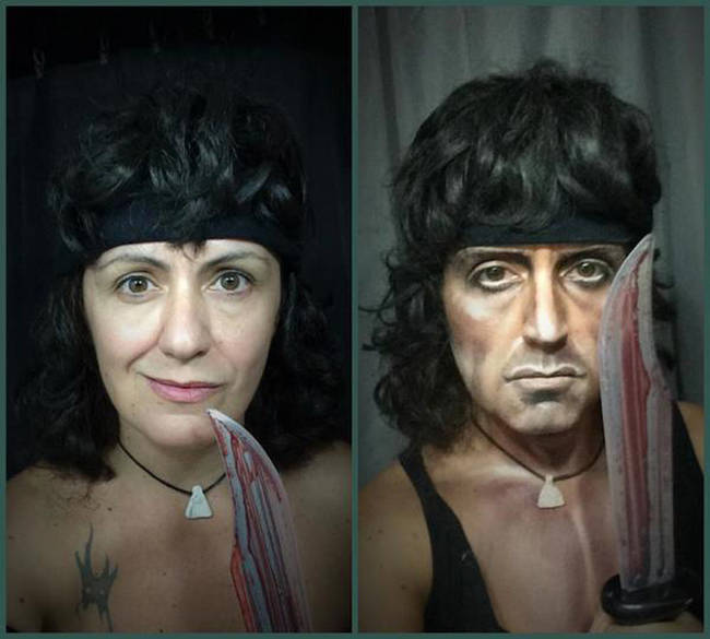 Sylvester Stallone in <em>Rambo</em>