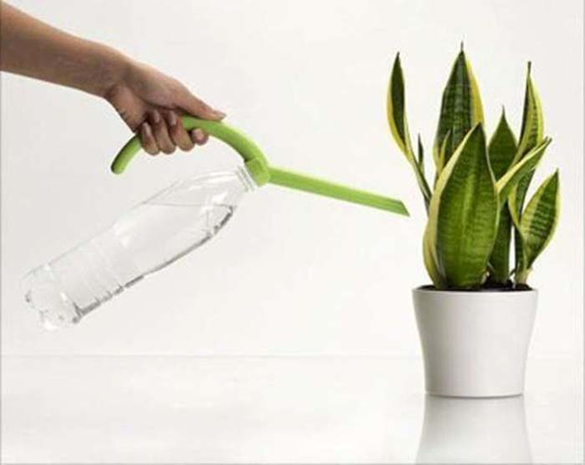 5.) Water bottle to watering can.