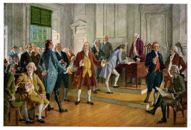 The signing of the United States Declaration of Independence did not occur on July 4, 1776. The final language of the document was approved by the Second Continental Congress on that date and it was printed and distributed on July 4 and 5, but the actual signing occurred on August 2, 1776.