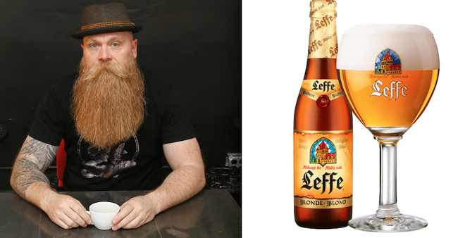 If your beard has a golden sheen like the mane of a lion, celebrate your rule over the pride lands with Belgium's Leffe Blonde Ale.  It has a light glow and a caramel taste - yet - is surprisingly high in alcohol content. That could also be a description for your manly bod, brother.