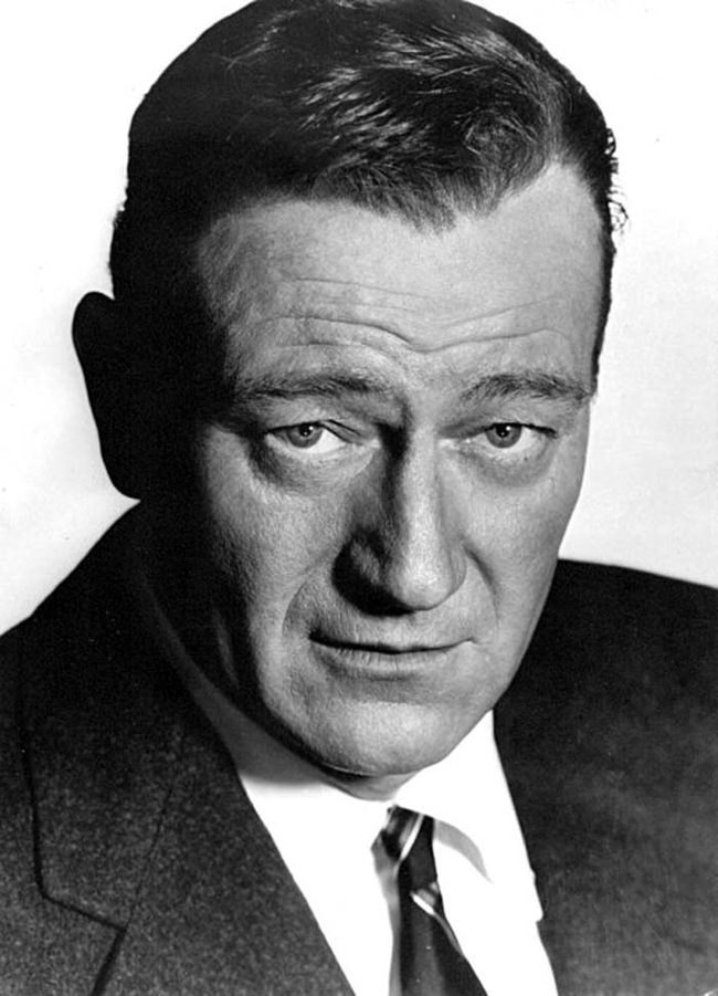 3.) John Wayne.