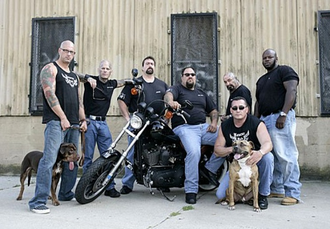 10.) Rescue Ink is a biker gang that works with local SPCAs and The Humane Society to break up dog fighting rings and put an end to other forms of animal cruelty.