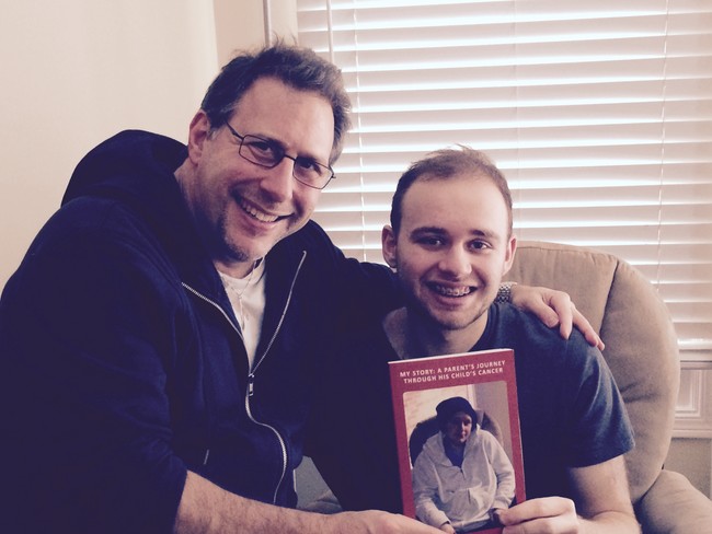 Michael and his father, who wrote a book about their journey.