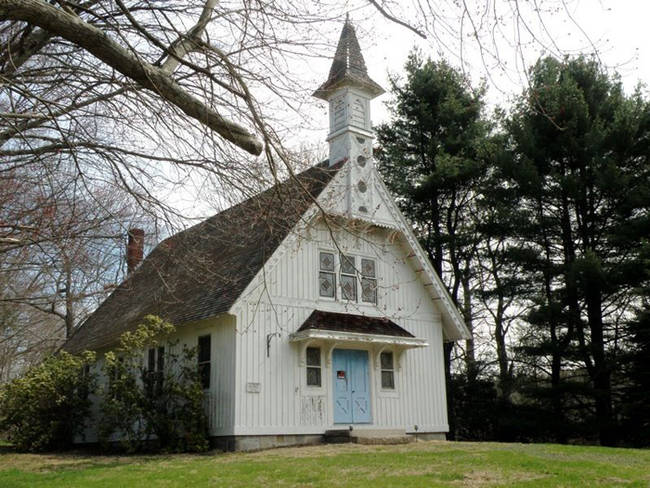 Ray Schmitt intended to market the town as a tourist attraction, even bringing in more charming buildings like this chapel.