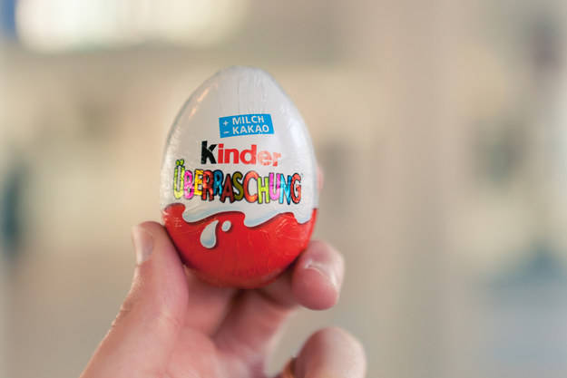 9.) Kinder Surprise Chocolate Eggs