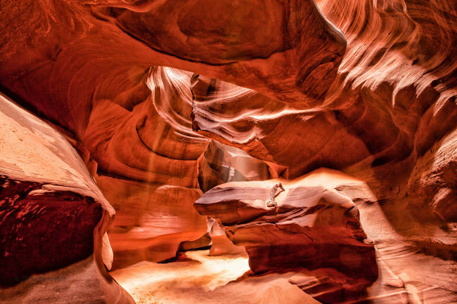 1.) Antelope Canyon, Lake Powell Navajo Tribal Park, Arizona