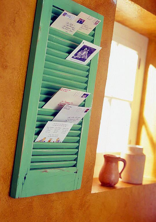 An Upcycled Mail Organizer