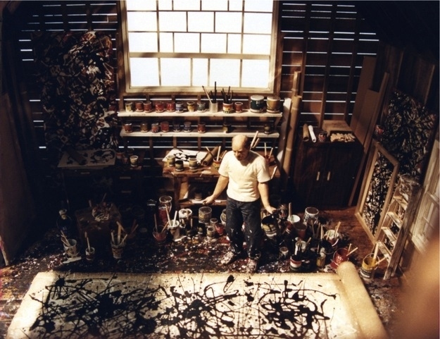 Jackson Pollock, painter.