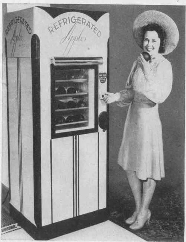 Why pick apples when you can get them from a vending machine?