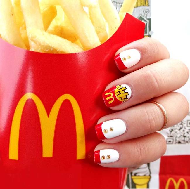 I'm lovin' this McDonalds manicure.