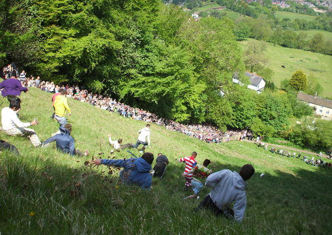 2.) Cheese Rolling