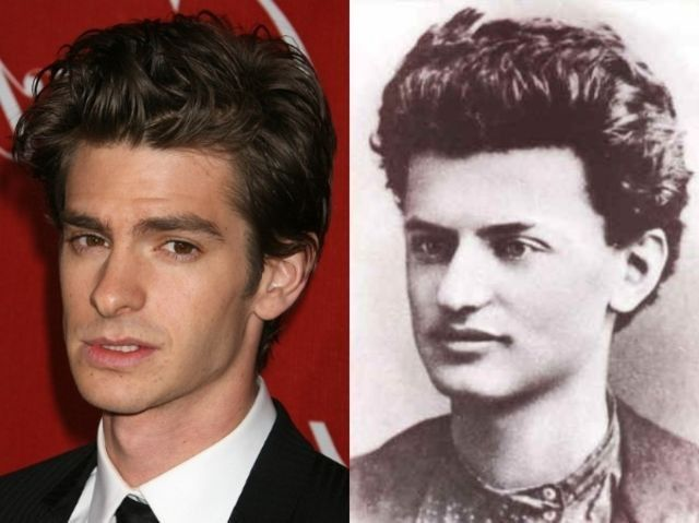 Andrew Garfield / Leon Trotsky