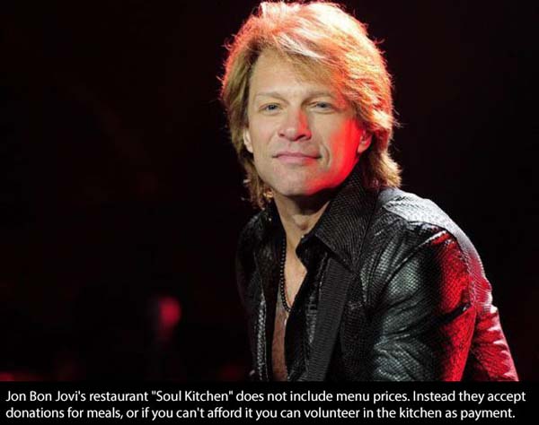 11.) Jon Bon Jovi