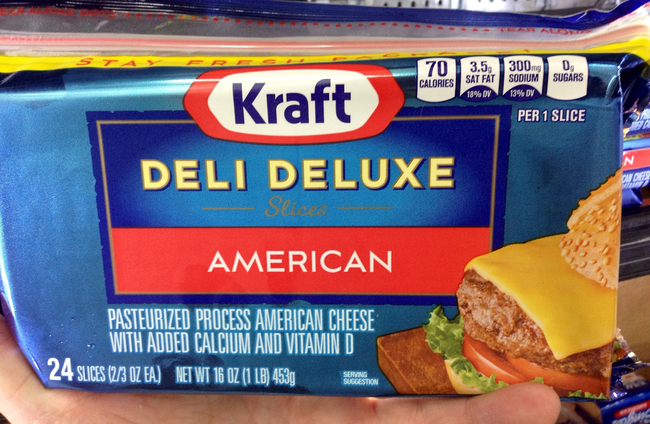 1.) Processed Cheese.