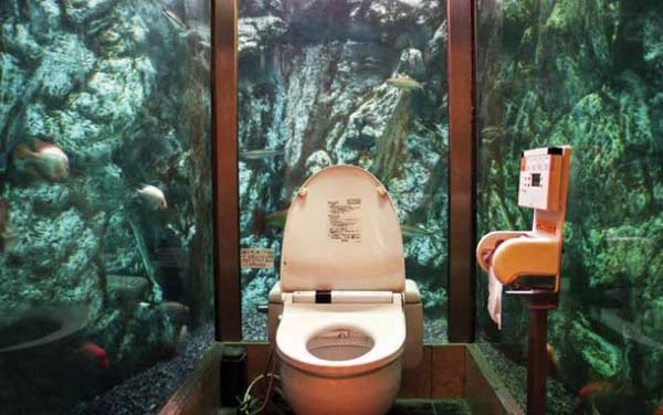 7.) Going pee is better under the sea.