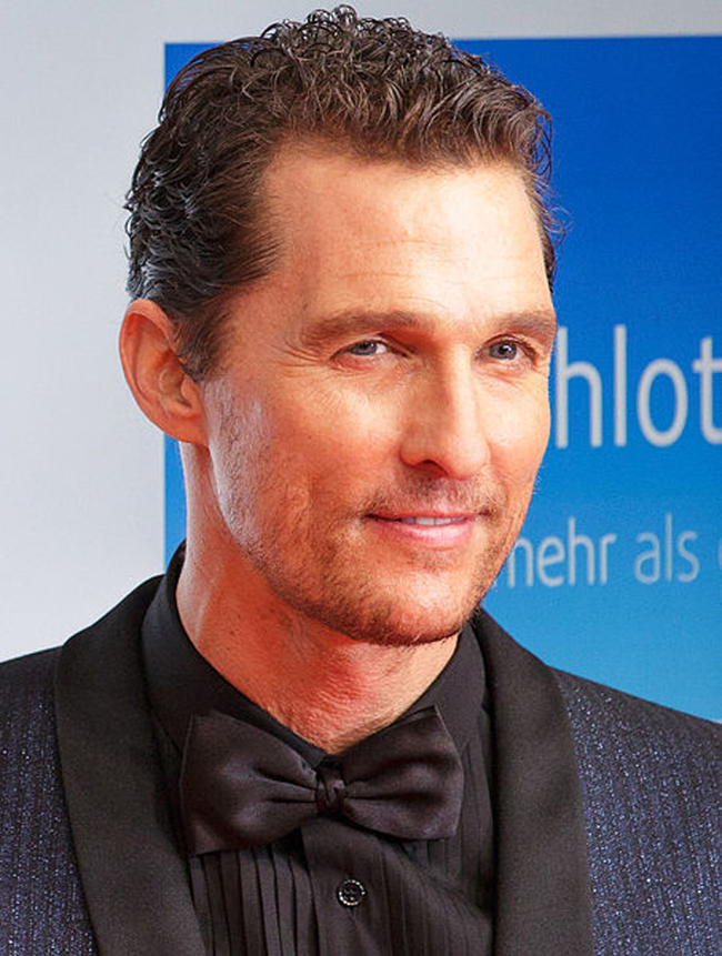 17.) Matthew McConaughey: Drug possession.