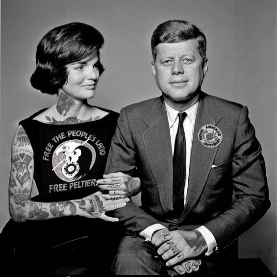 Jackie O and John F. Kennedy