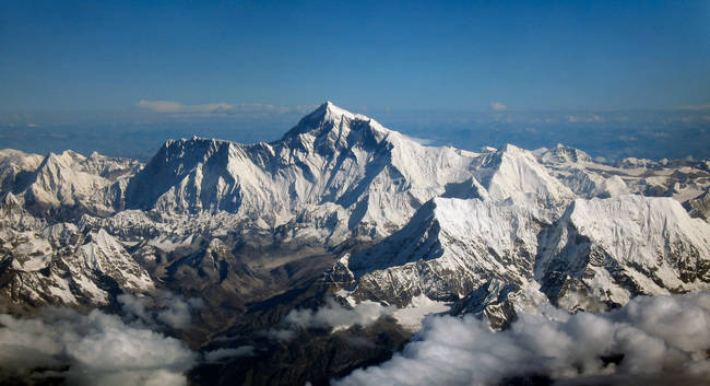 11.) Did you know Mount Everest moves sideways, not up?