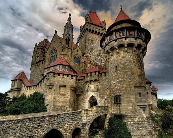 10.) Burg Liechtenstein, Austria. The Ottoman Empire destroyed this amazing castle during their invasion of Austria in the 1500s. It was rebuilt in 1884.