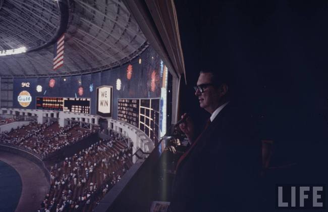 1. Roy Hofheinz looking out at what has to be the greatest yard a home has ever had.