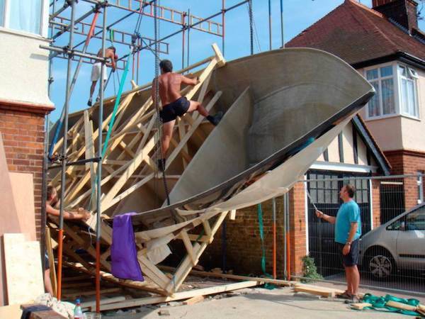 John Couzens and his 26-year-old son, Dan embarked on an epic project - they wanted to build their very own yacht...from scratch!