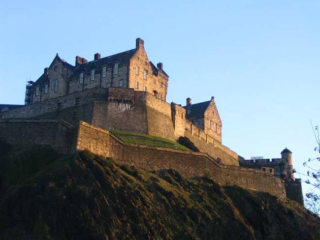 5.) Edinburgh, Scotland - Edinburgh Castle.