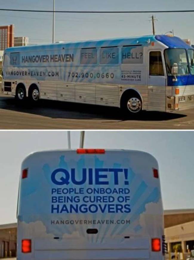 2.) The Hangover Bus.